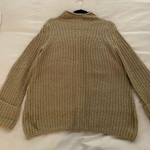 Topshop Tan Turtleneck Sweater